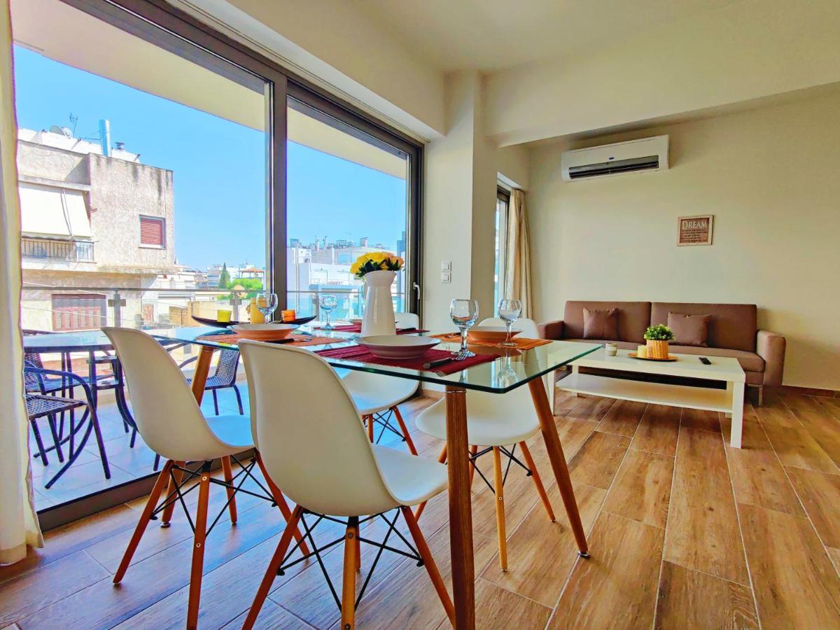 Wsd Luxury Bright 2Bd Apt With Sea View Balcony Athena Bagian luar foto